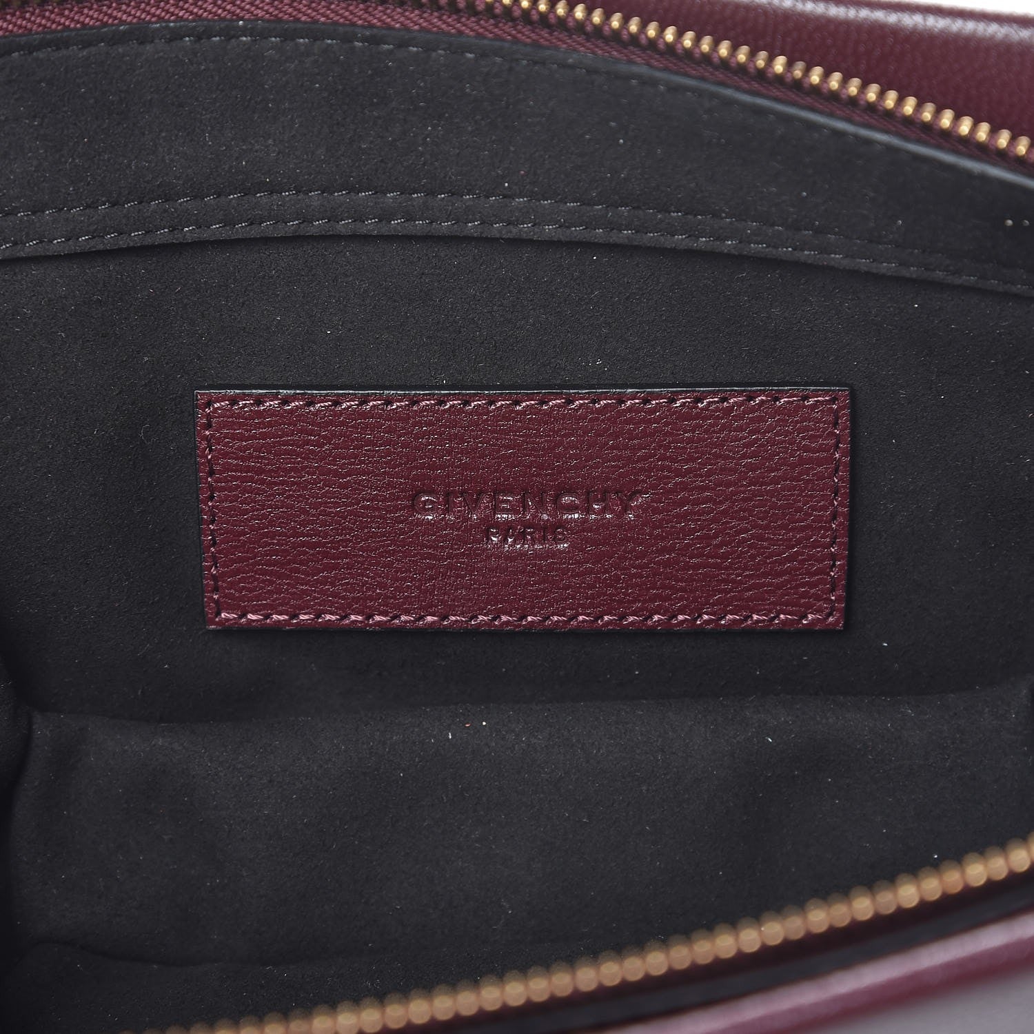 Givenchy Grained Calfskin Suede Cross 3 Crossbody Bag Aubergine Graphite 6 of 15