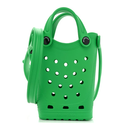 Balenciaga X CROCS Rubber Phone Holder with Strap Green 1 of 8