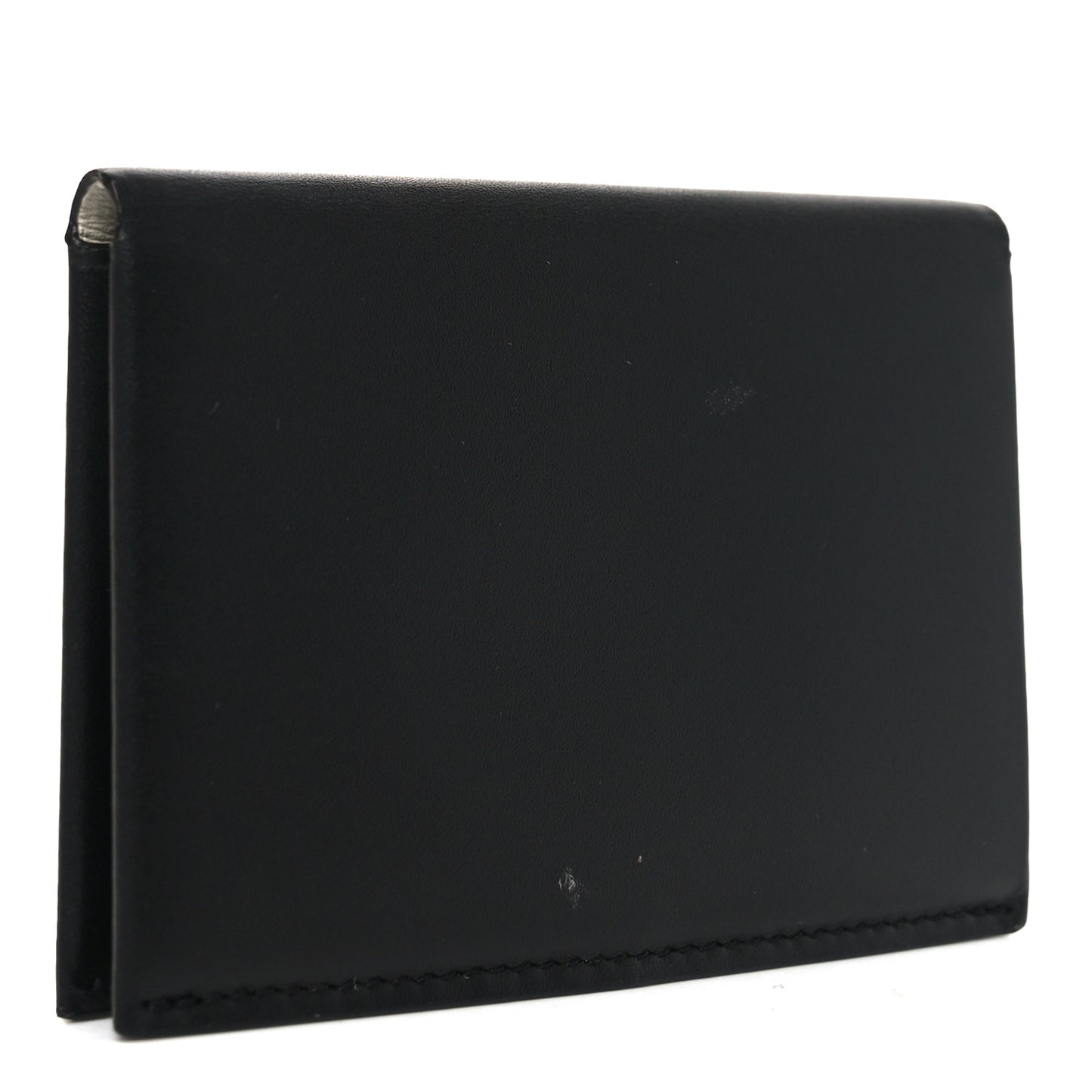 Calfskin Business Card Case Black