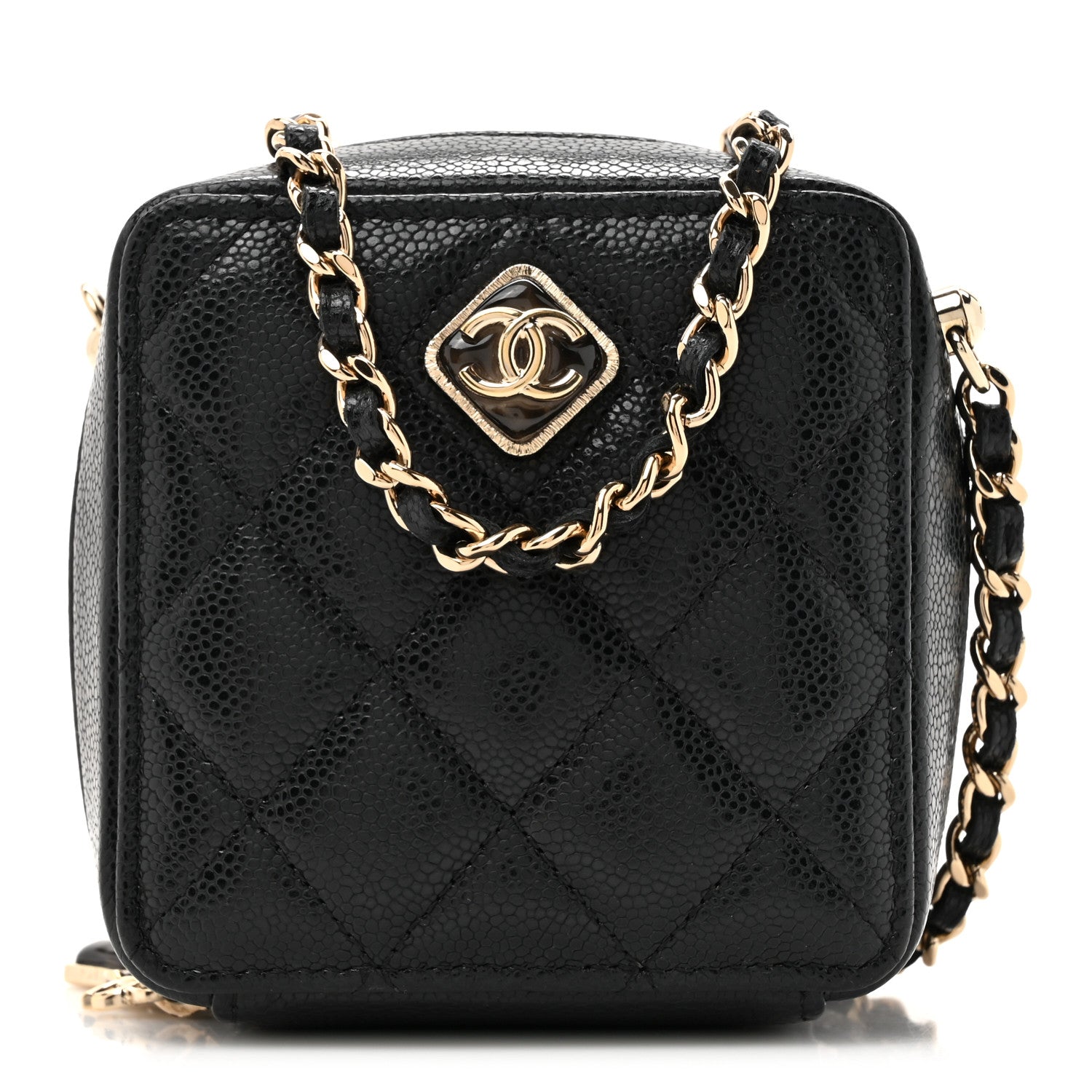 Chanel Caviar Quilted Clutch With Chain Black 1 of 10