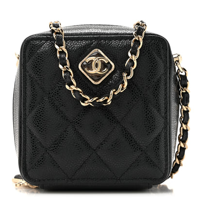 Chanel Caviar Quilted Clutch With Chain Black 1 of 10