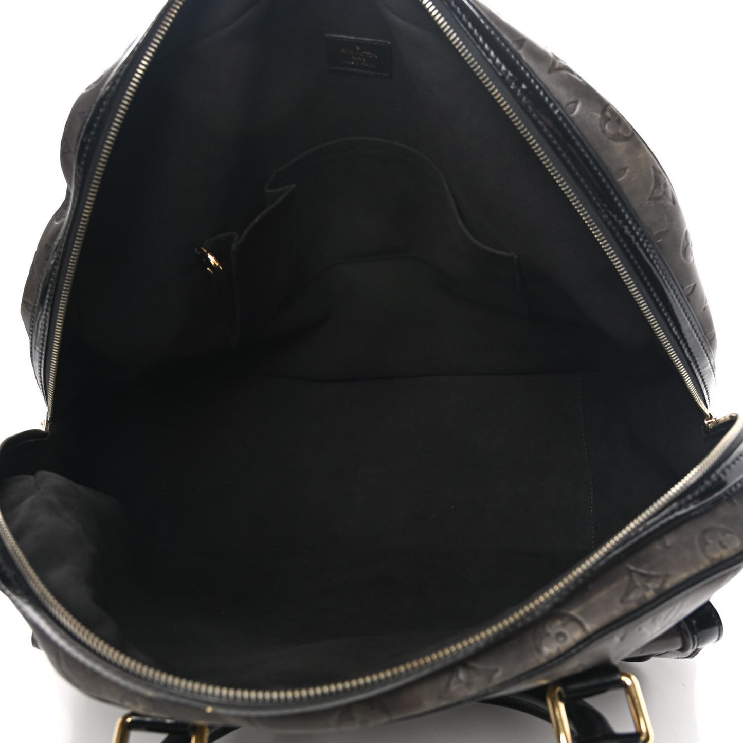 Monogram Embossed Cuir Alizee Gris