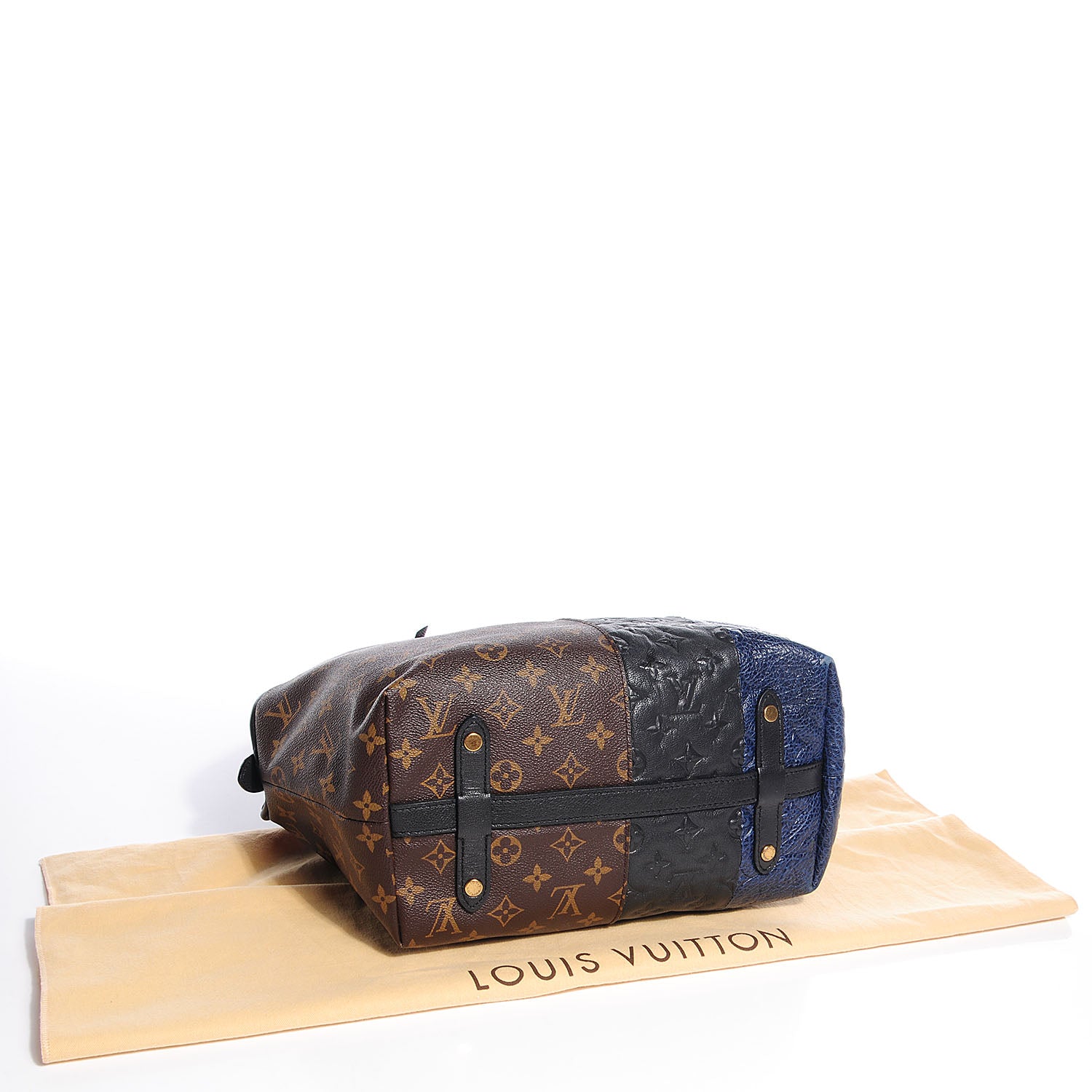 Louis Vuitton Monogram Stripes Medium Bag Marine 4 of 7