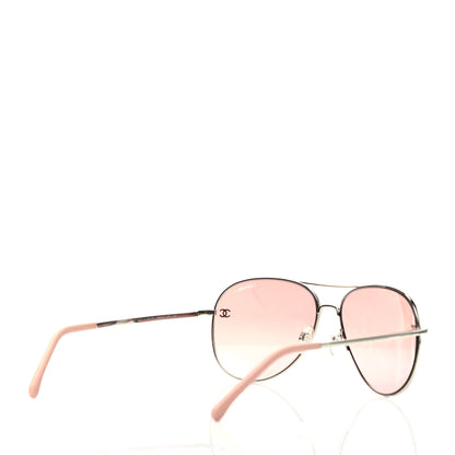 Chanel CC Aviator Sunglasses 4189-T-Q Pink 3 of 6