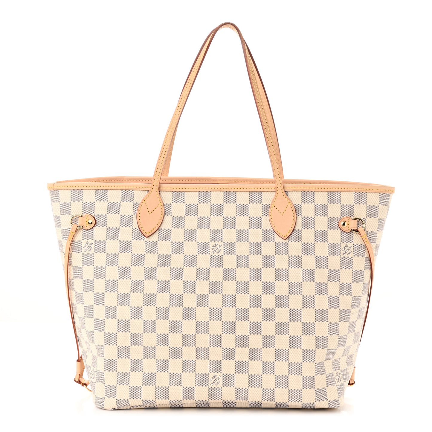 Damier Azur Neo Neverfull MM Rose Ballerine