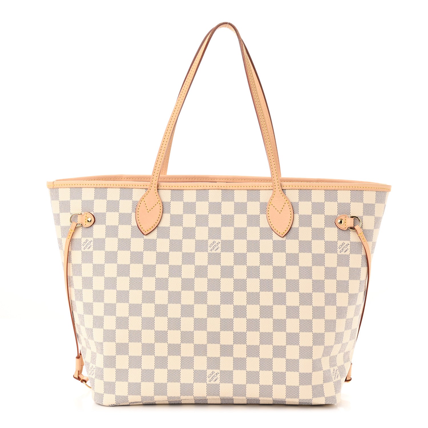 Louis Vuitton Damier Azur Neo Neverfull MM Rose Ballerine 3 of 11