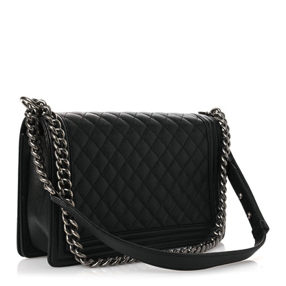 Chanel Caviar Quilted New Medium Boy Flap Black 3 of 11