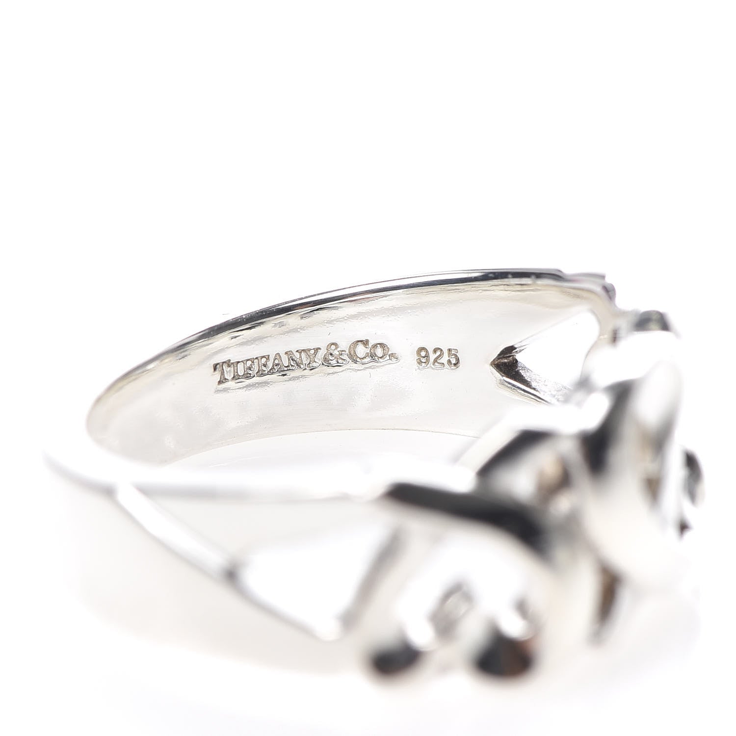 Tiffany Sterling Silver Paloma Picasso Loving Hearts Ring 52 6 4 of 4