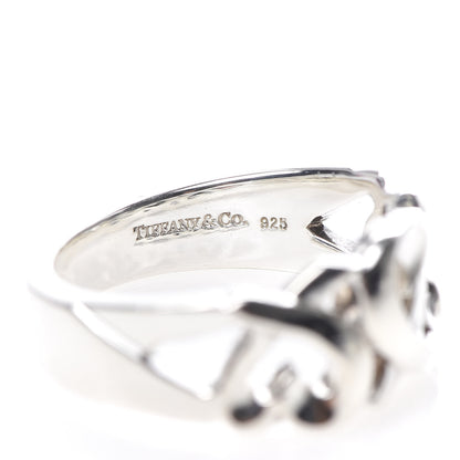 Tiffany Sterling Silver Paloma Picasso Loving Hearts Ring 52 6 4 of 4