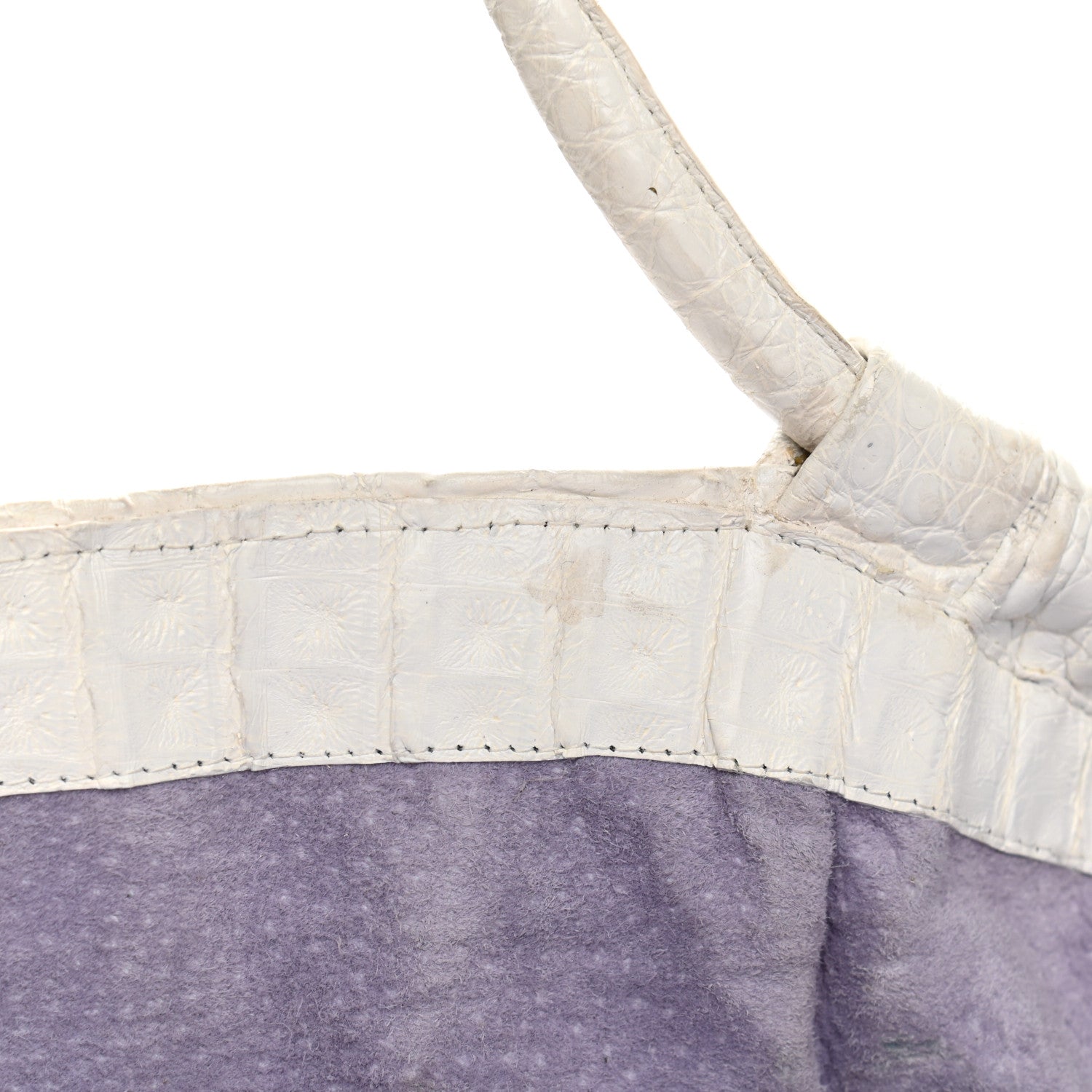 Nancy Gonzalez Crocodile Top Handle Tote White 14 of 25