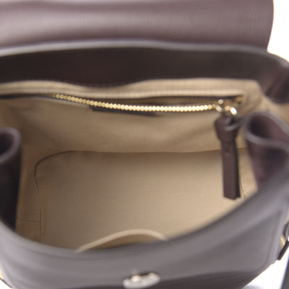 Chloe Suede Calfskin Small Faye Backpack Carbon Brown 4 of 10