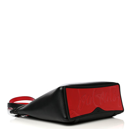 Christian Louboutin Grained Calfskin Studded Tote Black 4 of 17