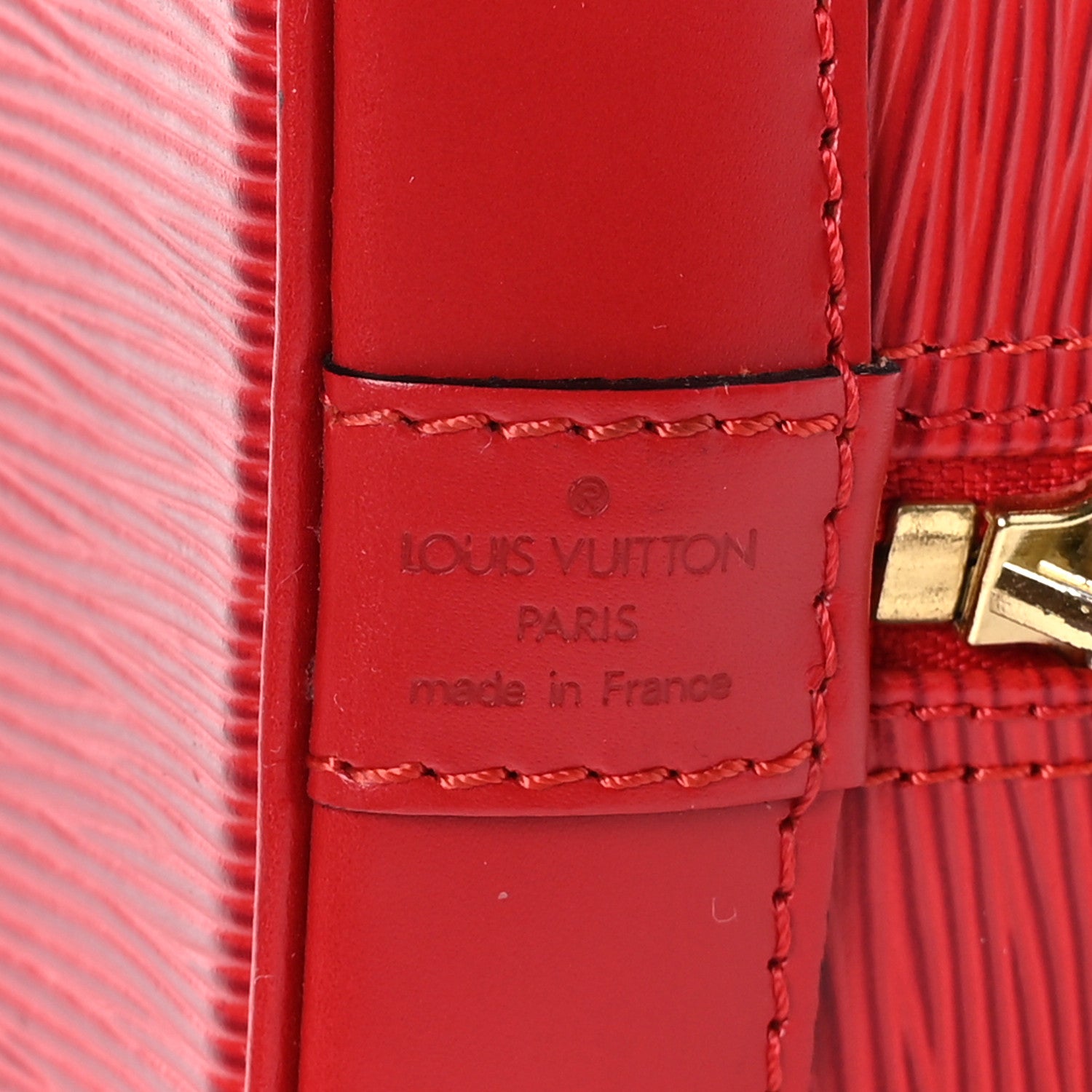 Louis Vuitton Epi Alma PM Castillan Red 7 of 13
