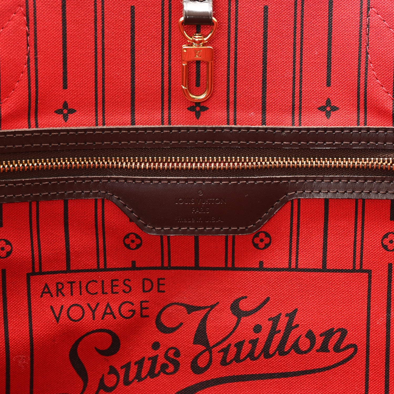 Louis Vuitton Damier Ebene Neverfull GM 5 of 11