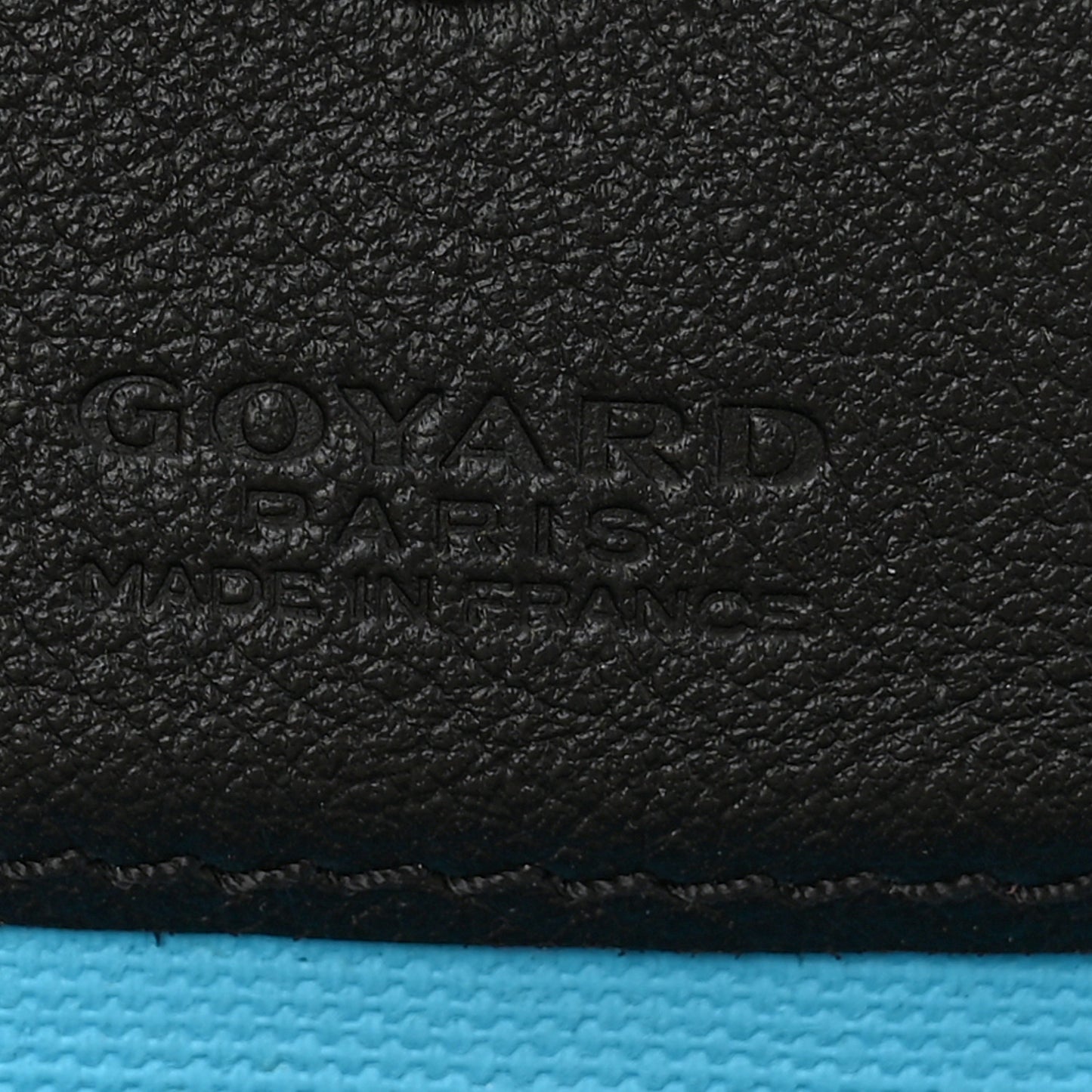 Goyardine Saint Louis Claire Voie PM Black Blue