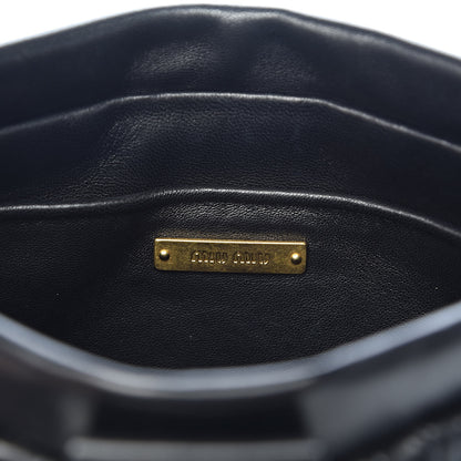 Miu Miu Nappa Matelasse Crossbody Clutch Black 6 of 9