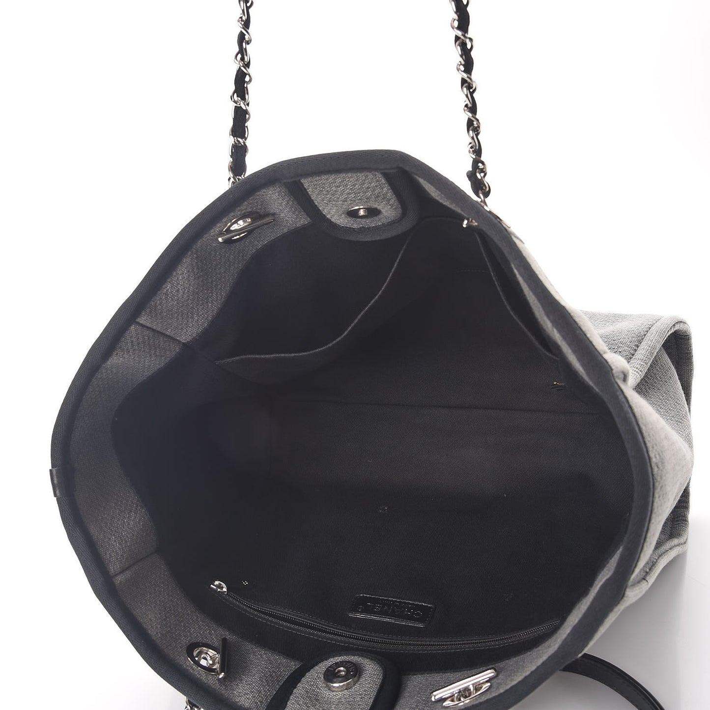 Canvas Small Deauville Tote Grey