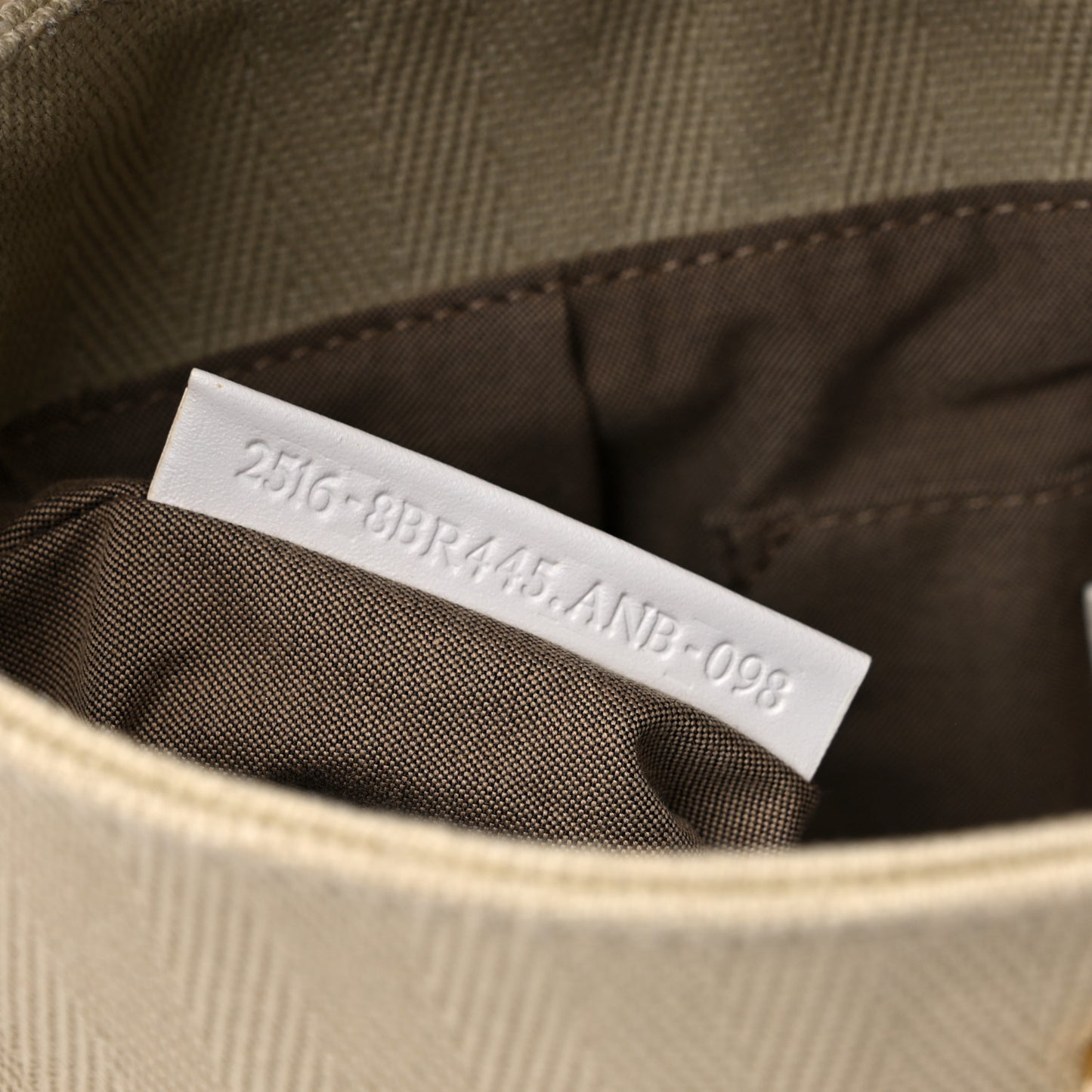Canvas Small Chef Shoulder Bag White
