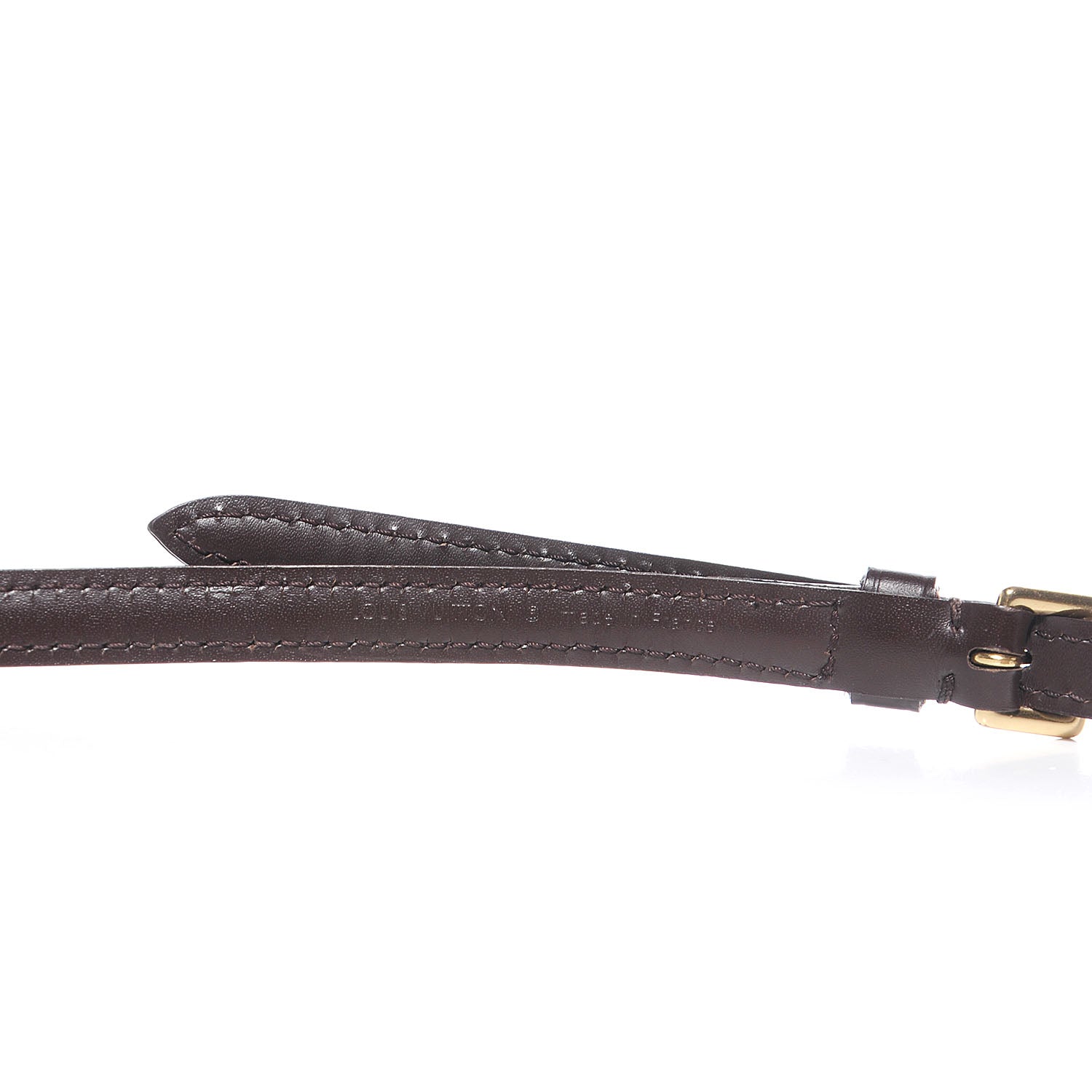 Louis Vuitton Adjustable Shoulder Strap 12mm Brown 4 of 4
