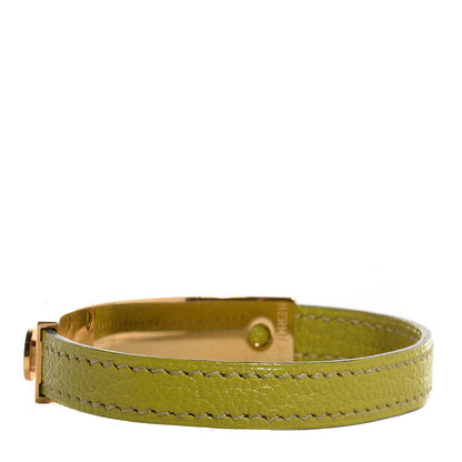 Hermes Chevre Mysore Pousse Pousse Bracelet Vert Anis 3 of 7