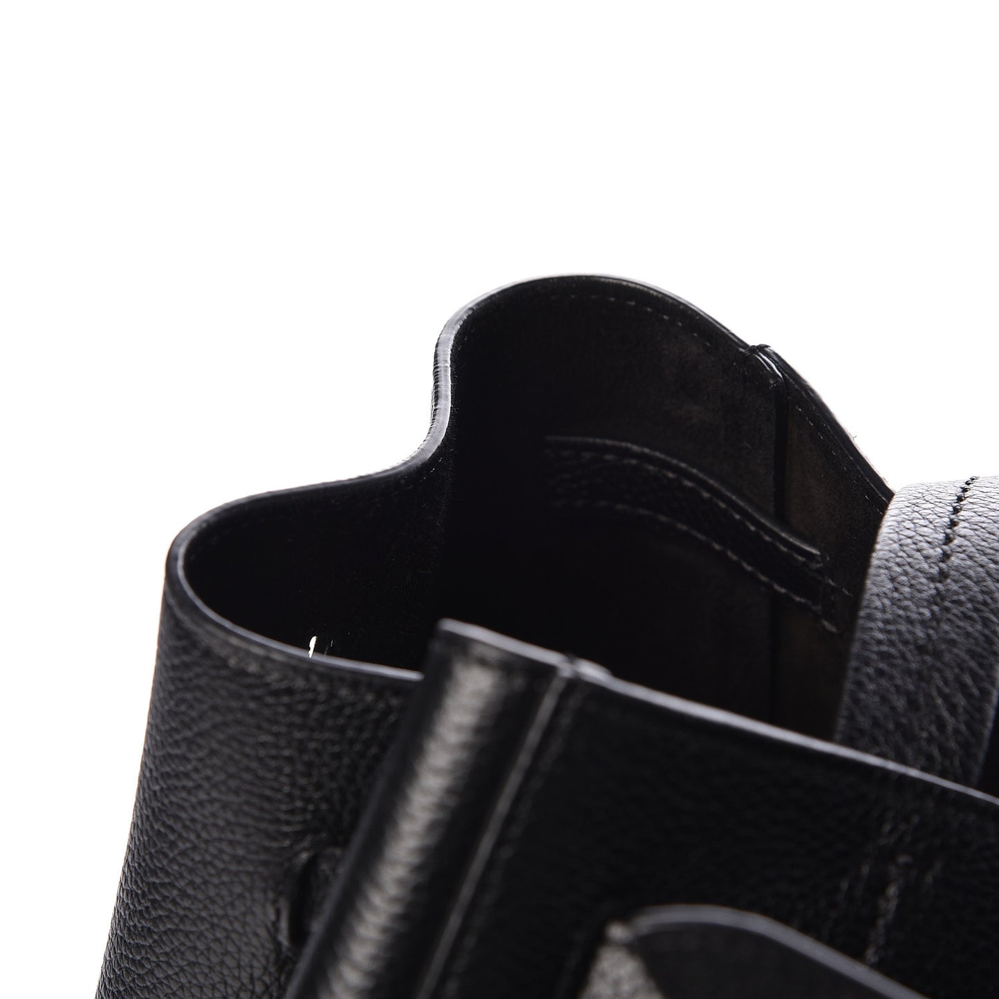 Soft Grained Calfskin Medium Belt Cabas Phantom Black