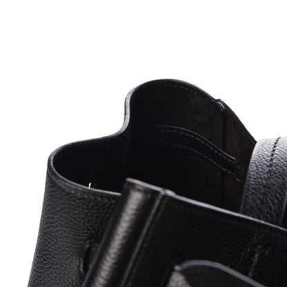 Celine Soft Grained Calfskin Medium Belt Cabas Phantom Black 11 of 12