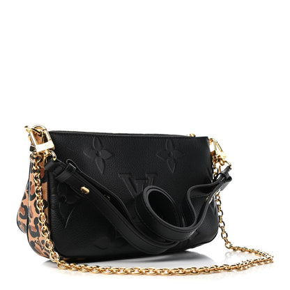 Louis Vuitton Empreinte Monogram Giant Wild At Heart Multi Pochette Accessories Black 2 of 4