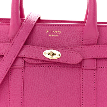 Mulberry Small Classic Grain Mini Zipped Bayswater Pink 7 of 9