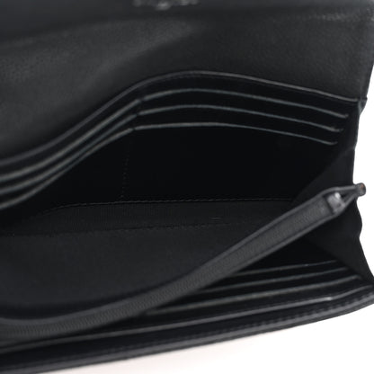 Chanel Iridescent Caviar Quilted Large Flap Wallet Black 5 of 9