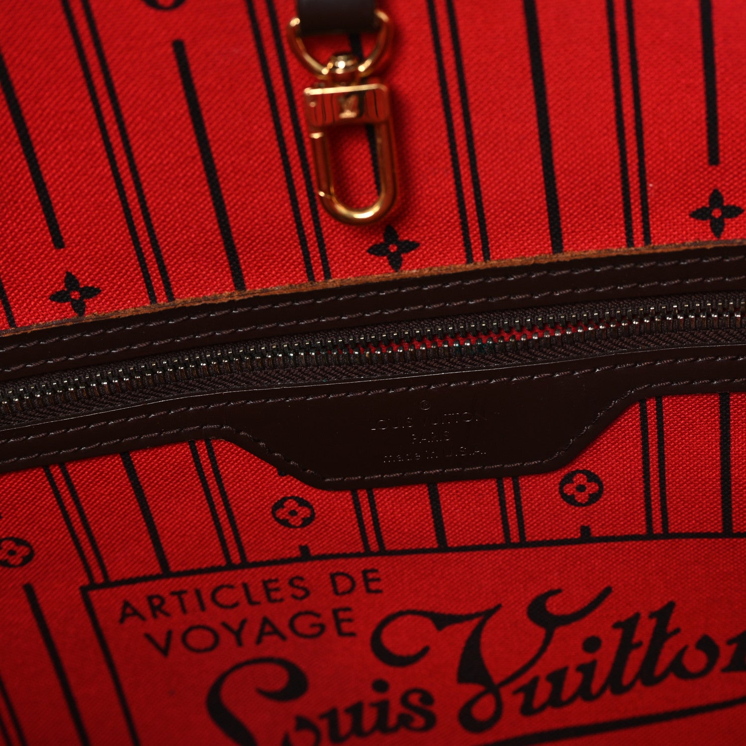 Louis Vuitton Damier Ebene Neverfull MM 6 of 10
