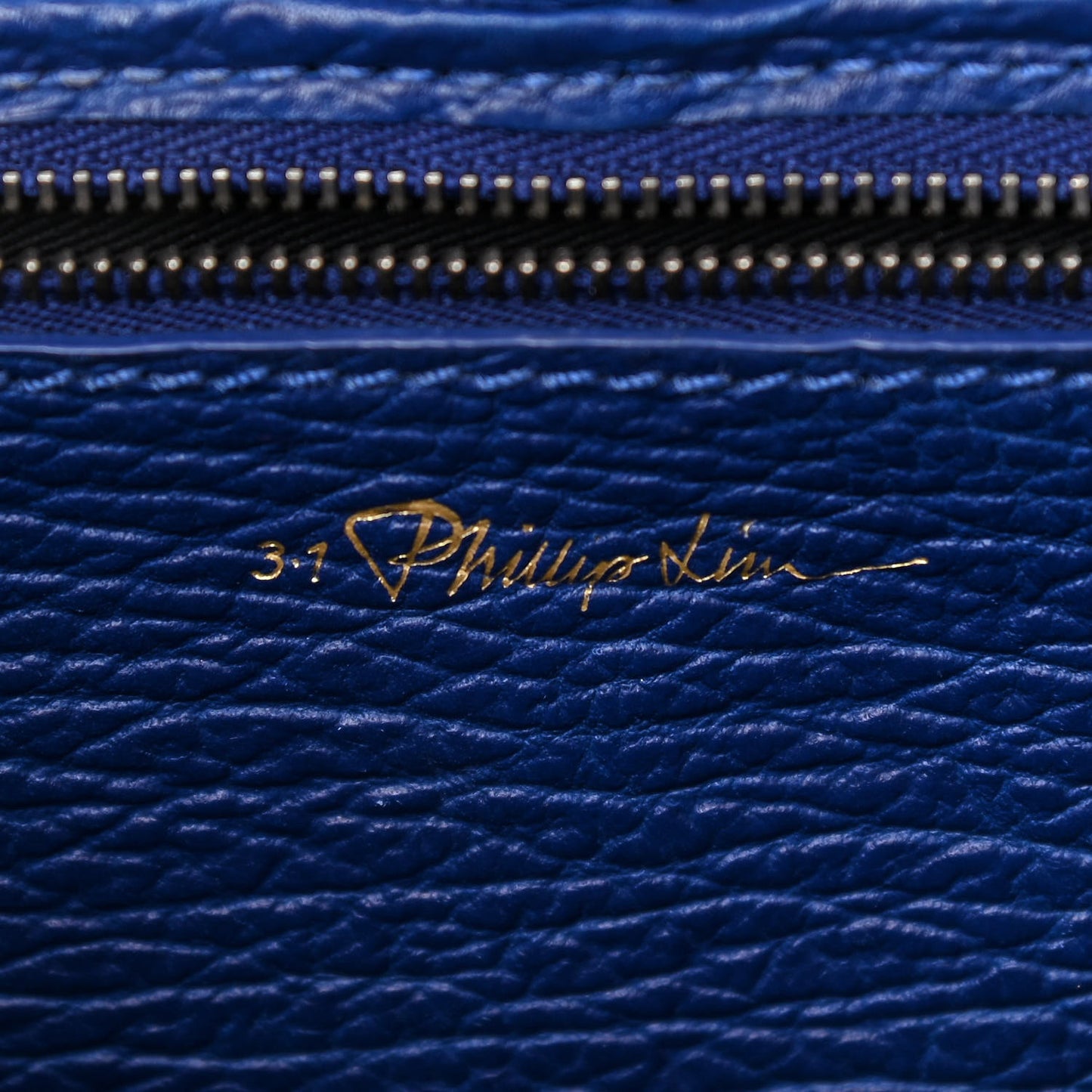 Textured Calfskin Mini Pashli Satchel Cobalt