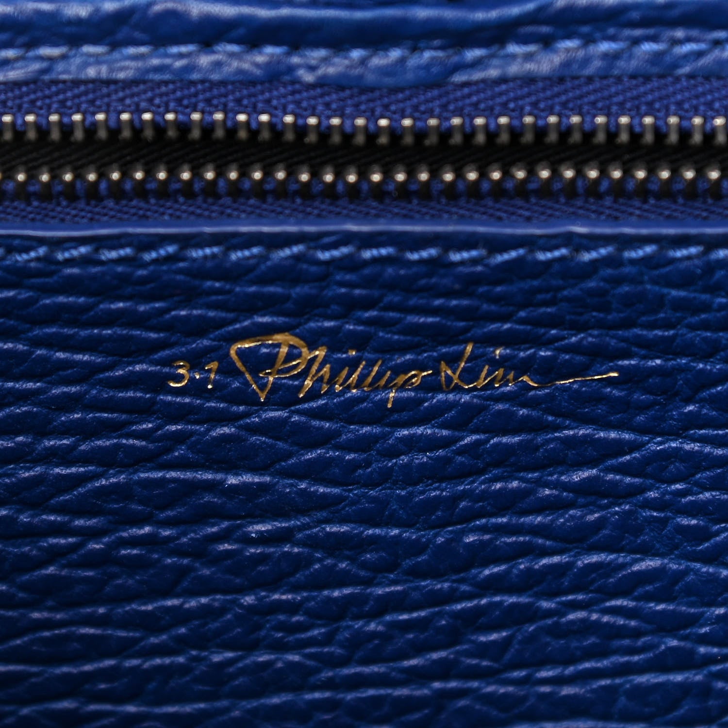 3.1 Phillip Lim Textured Calfskin Mini Pashli Satchel Cobalt 5 of 9