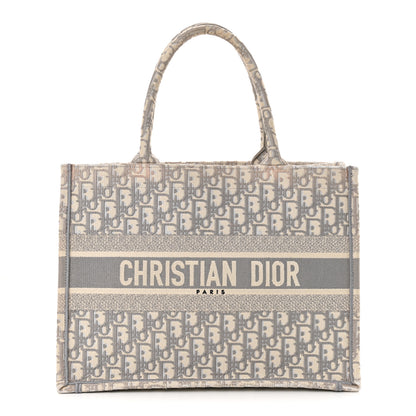 Christian Dior Oblique Medium Book Tote Grey 1 of 14