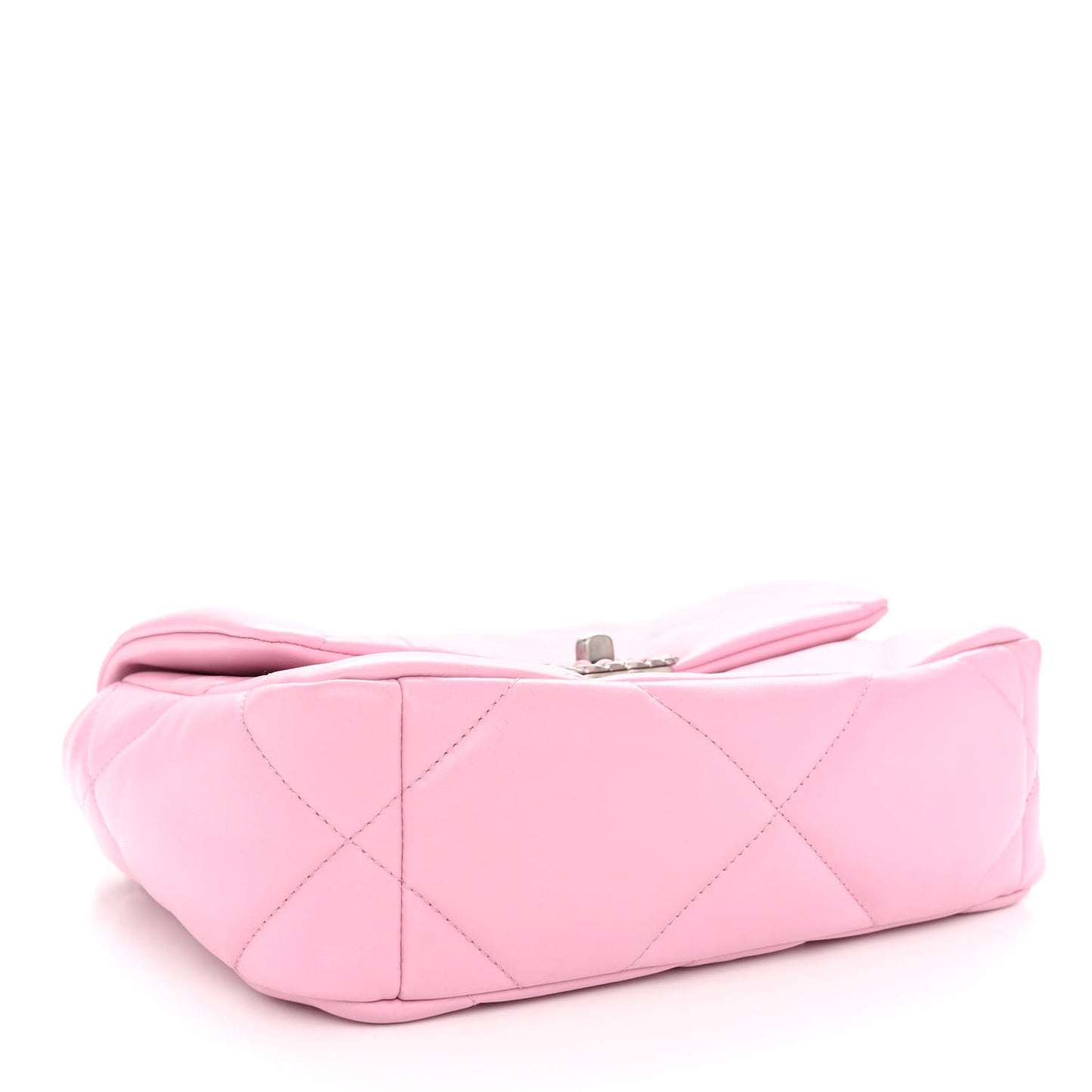 Lambskin Quilted Medium Chanel 19 Flap Pink