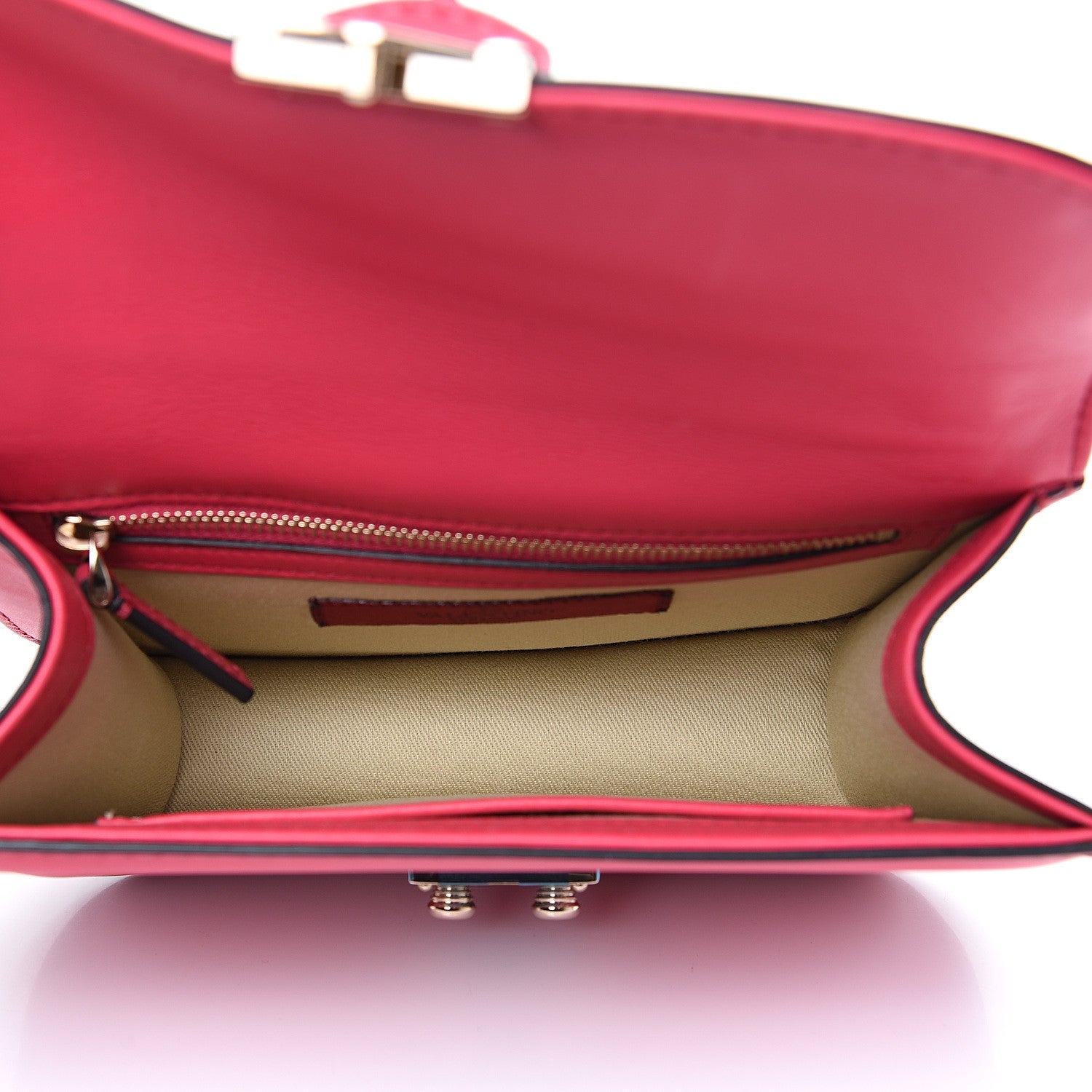 Valentino Garavani Vitello Small Glam Lock Rockstud Flap Pink 4 of 7