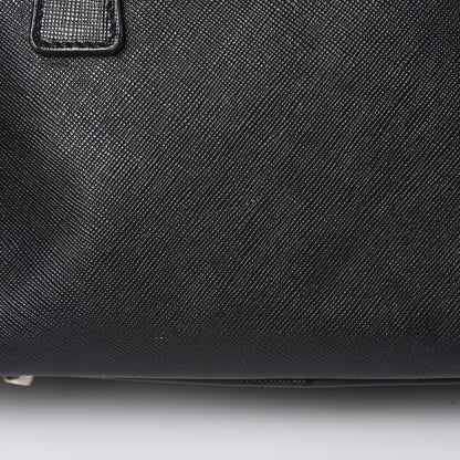 Prada Saffiano Lux Tote Bowler Black 13 of 14
