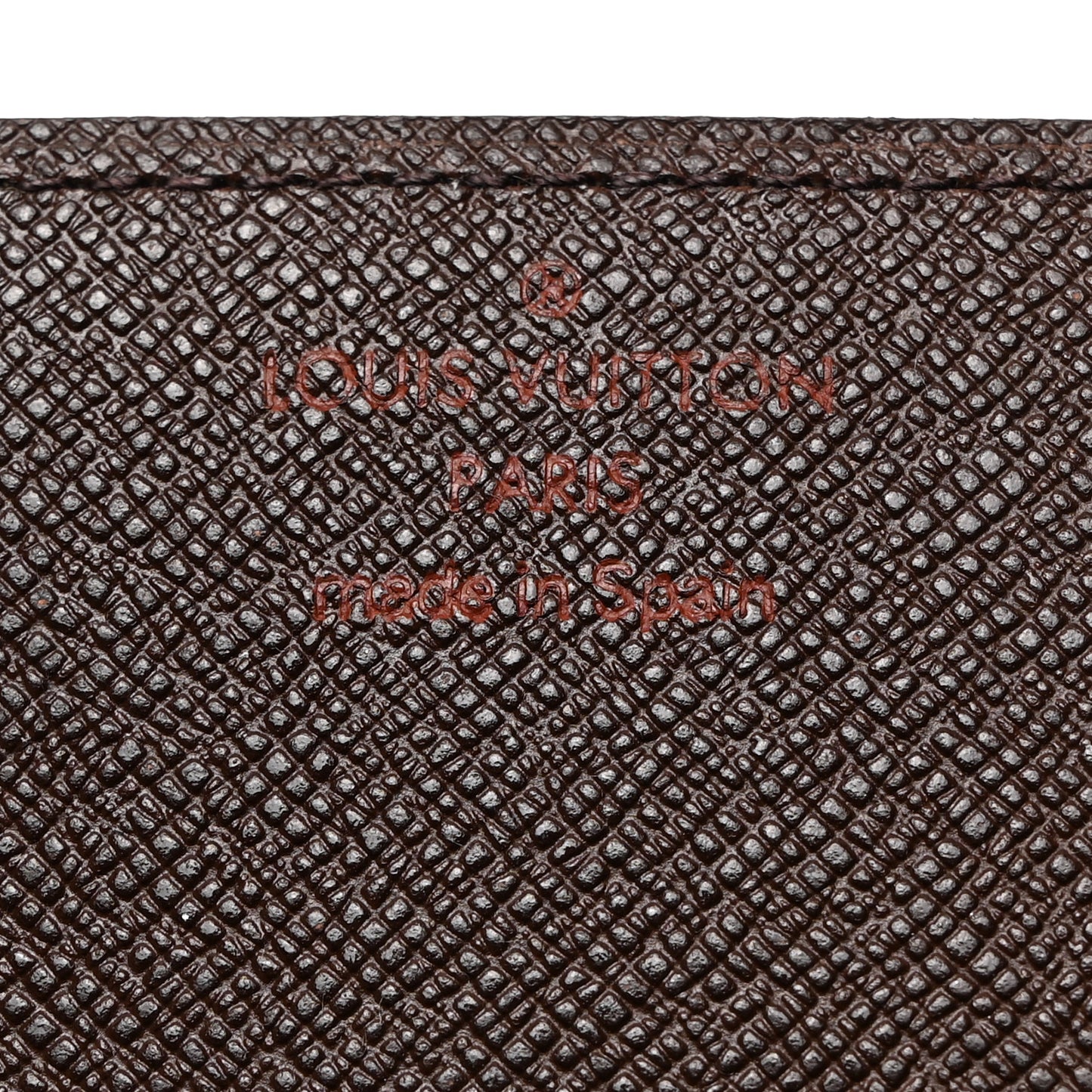 Damier Ebene Business Card Holder