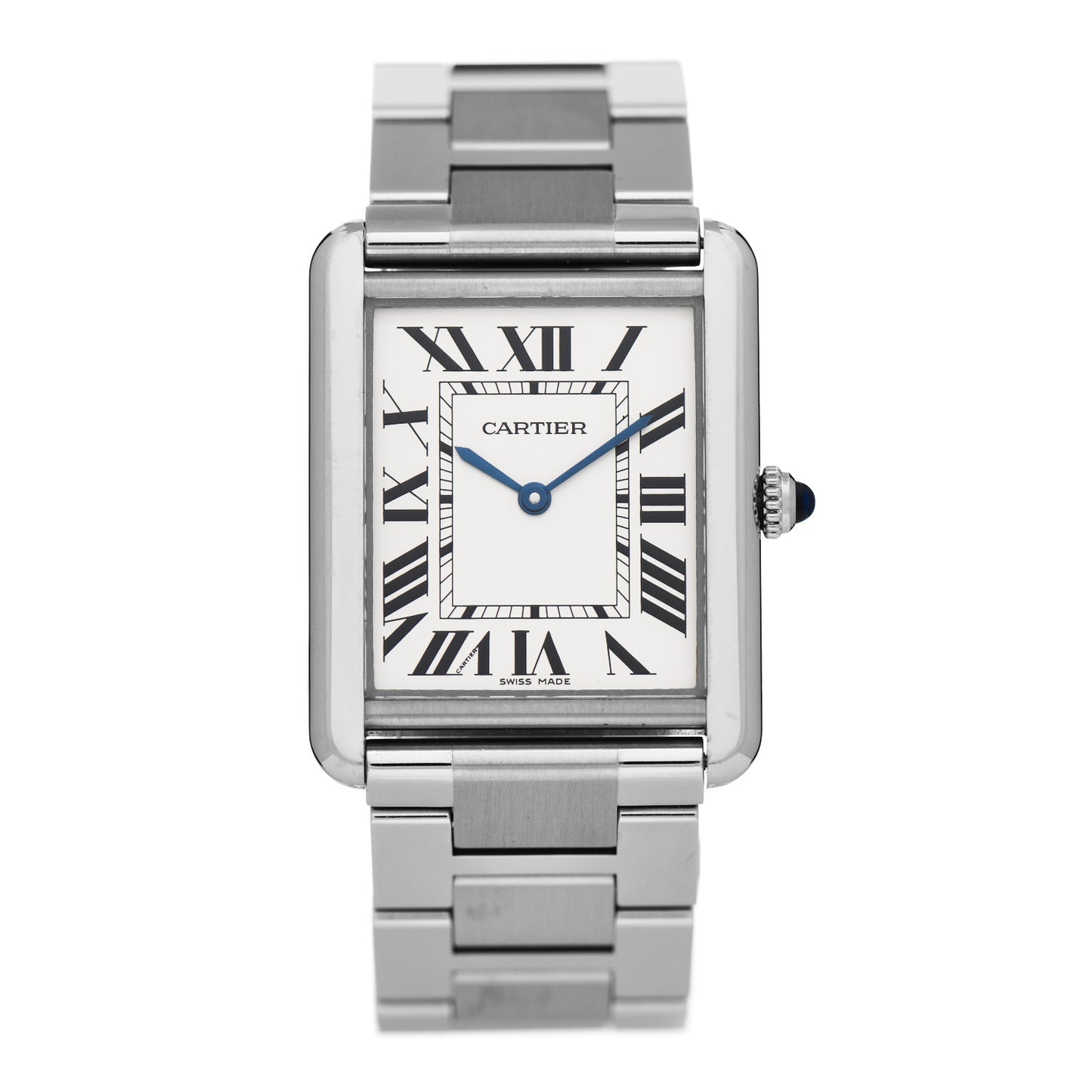 Stainless Steel 27mm Tank Solo Quartz Watch