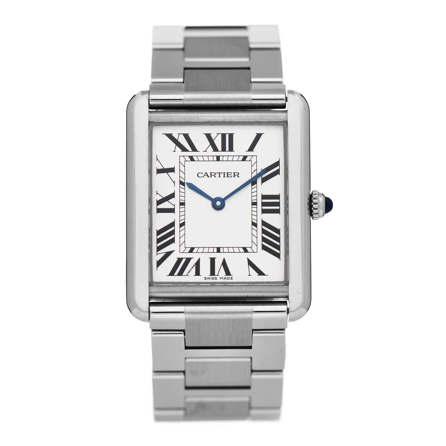 Cartier Stainless Steel 27mm Tank Solo Quartz Watch 1 of 4