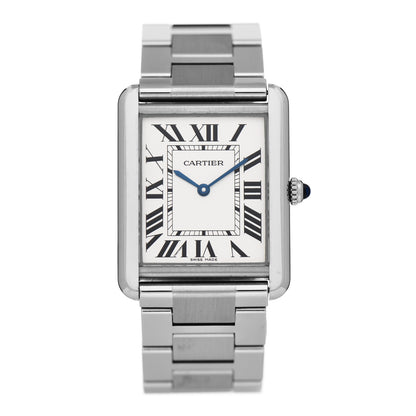 Cartier Stainless Steel 27mm Tank Solo Quartz Watch 1 of 4