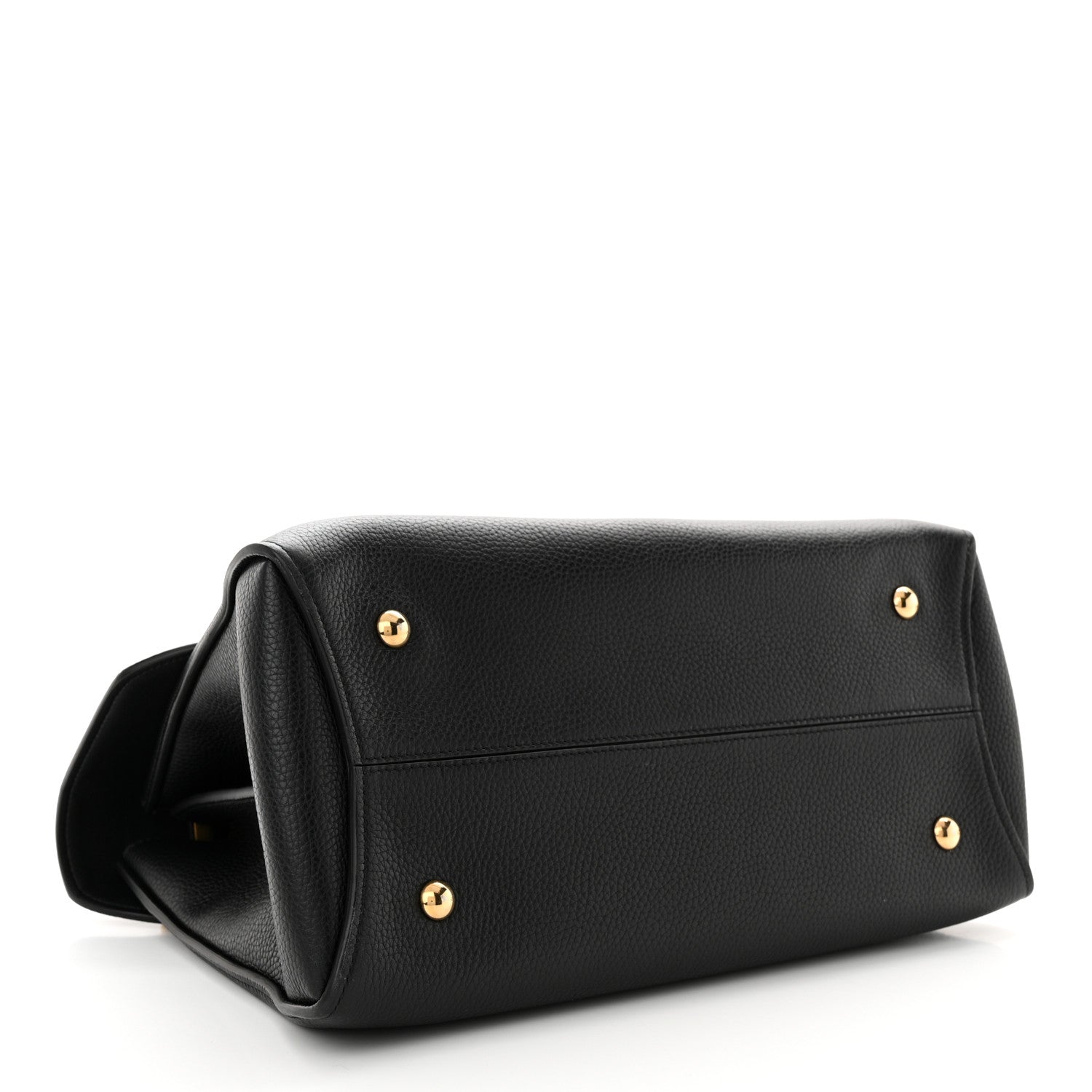 Salvatore Ferragamo Calfskin Medium Margot Top Handle Satchel Black 4 of 11