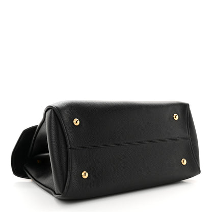 Salvatore Ferragamo Calfskin Medium Margot Top Handle Satchel Black 4 of 11