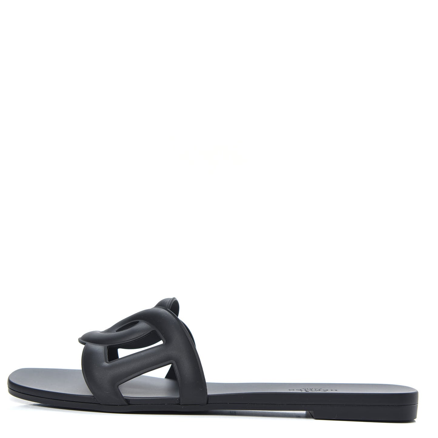 Rubber Aloha Sandals 39 Black