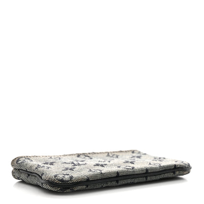 Louis Vuitton Mini Lin Key Pouch Blue 4 of 7