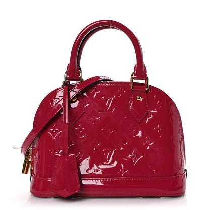 Louis Vuitton LOUIS VUITTON Vernis Alma BB Rose Indien 1 of 8