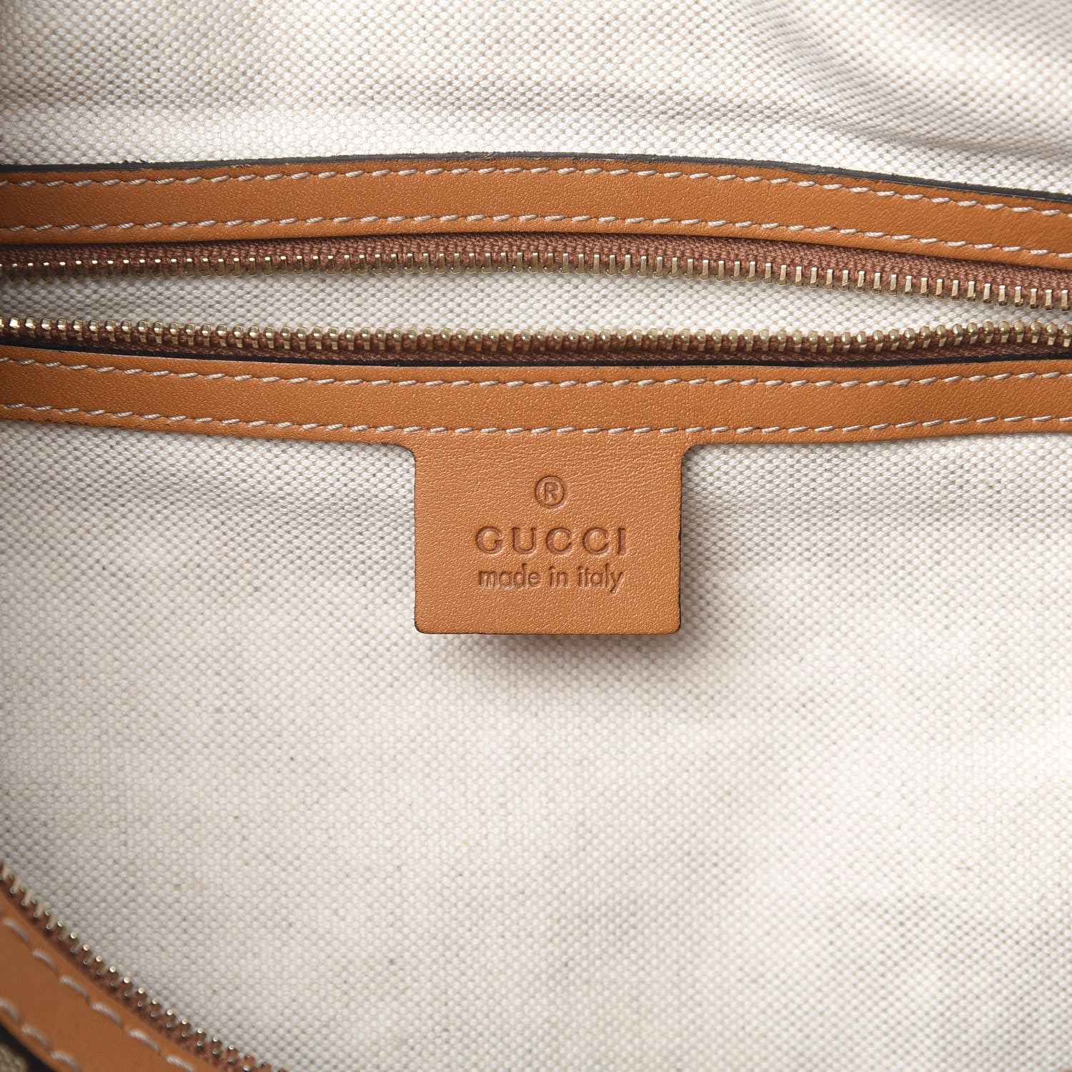 Gucci Monogram Vintage Web Medium Boston Tobacco 6 of 16
