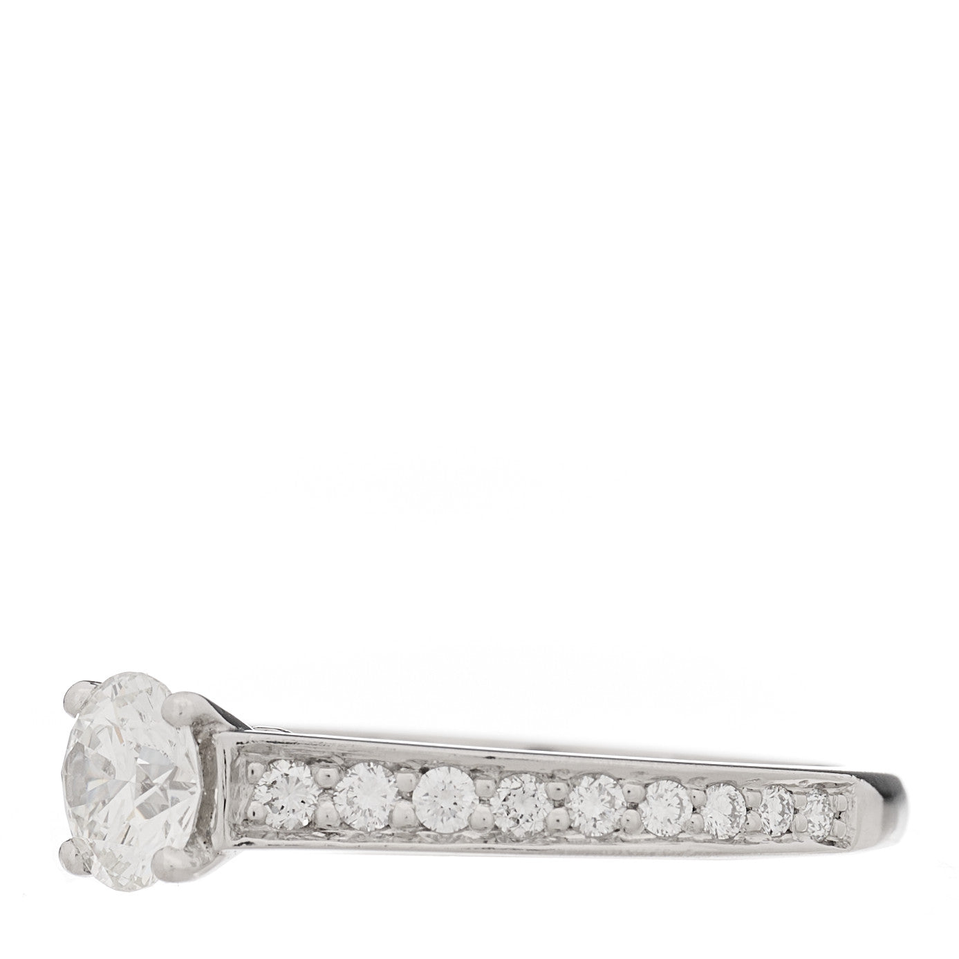 Platinum Diamond .56ct Solitaire 1895 Engagement Ring  48 4.5
