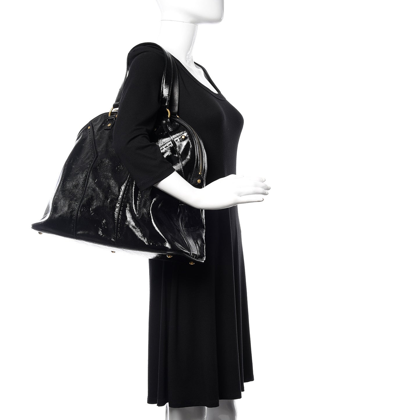 Patent Oversized Muse Black