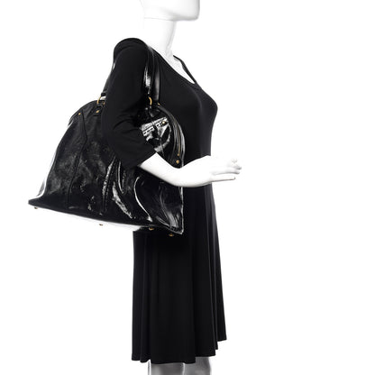 Saint Laurent Patent Oversized Muse Black 2 of 10