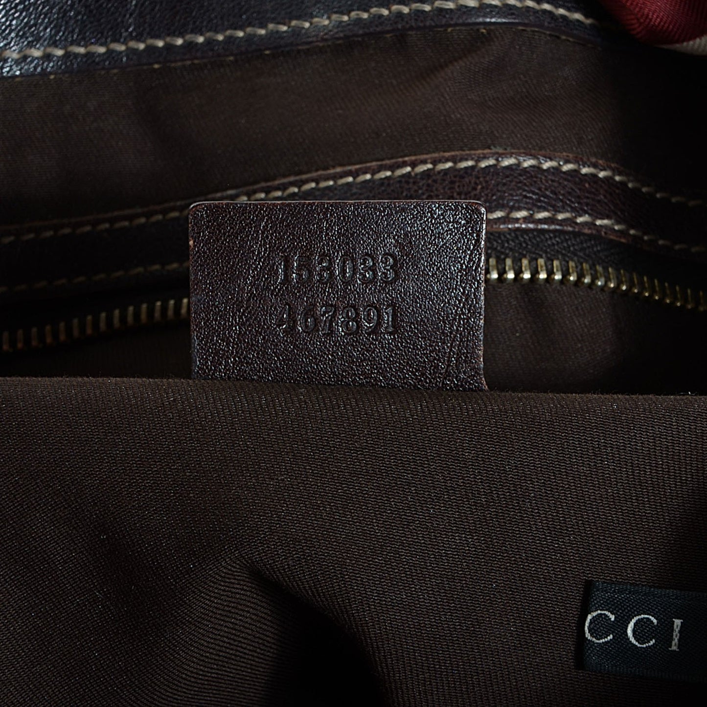 Monogram Large Positano Tote Brown